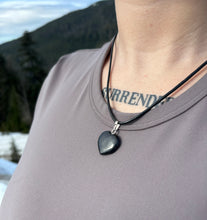 Load image into Gallery viewer, Shungite Heart Pendant