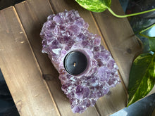 Load image into Gallery viewer, Amethyst Candle holder