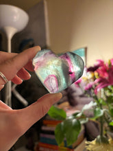 Load image into Gallery viewer, Fluorite Heart