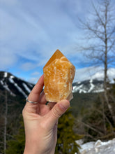 Load image into Gallery viewer, Orange Calcite Semi Polished Tower