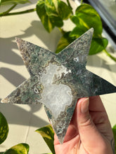 Load image into Gallery viewer, Moss Agate Star
