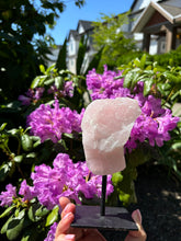 Load image into Gallery viewer, Rose Quartz on stand
