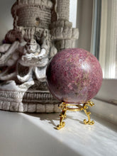 Load image into Gallery viewer, Rhodonite Sphere