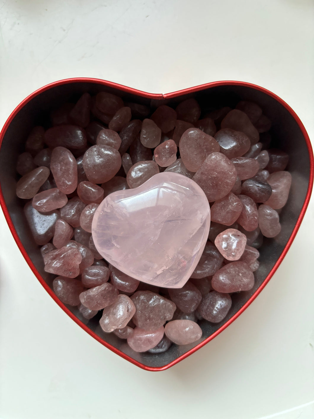 Rose Quartz Heart