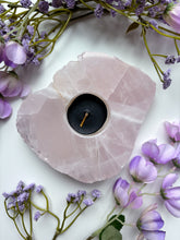 Load image into Gallery viewer, Rose Quartz Candle Holder
