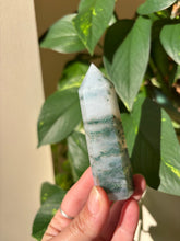 Load image into Gallery viewer, Moss Agate Tower

