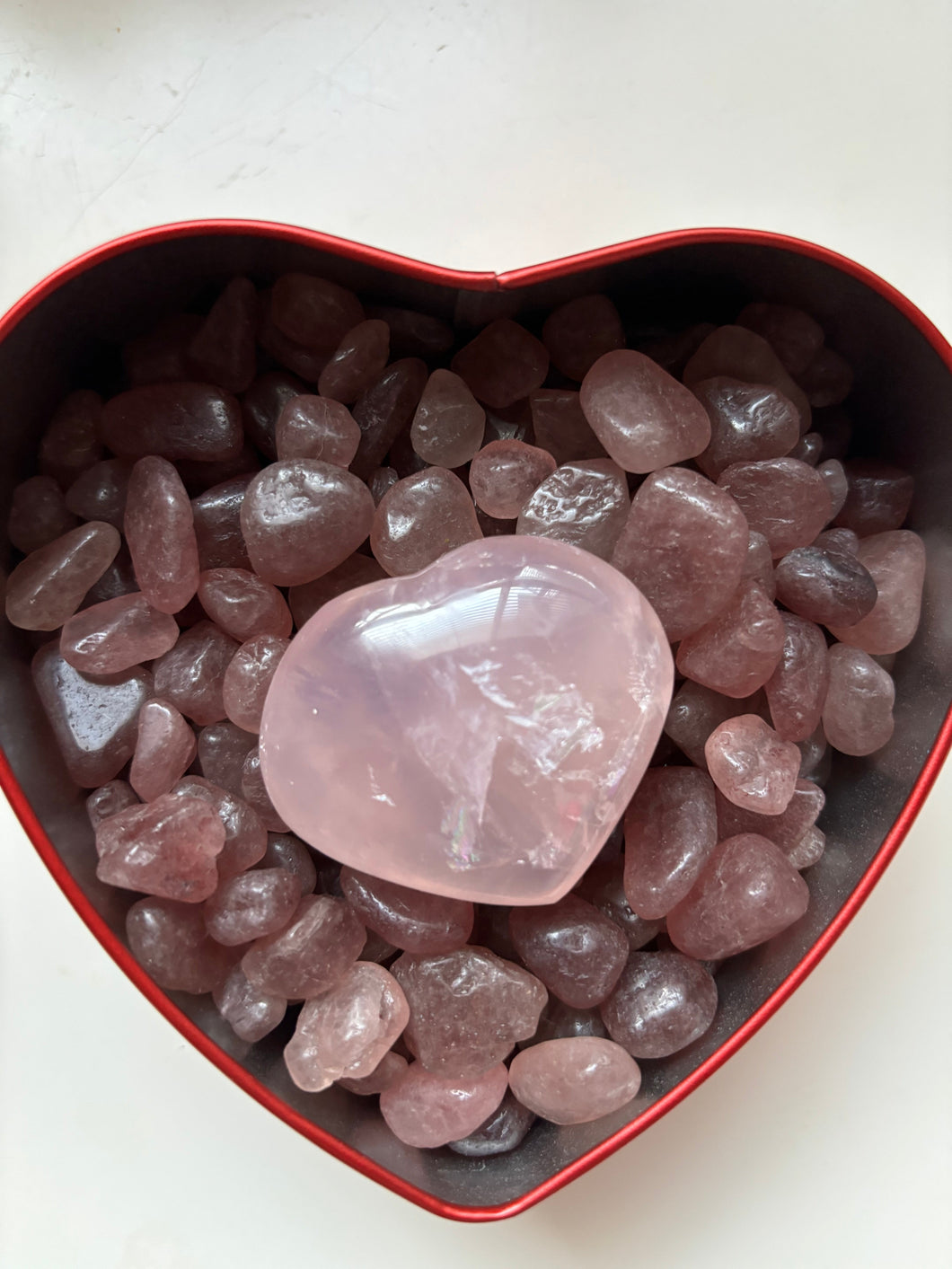 Rose Quartz Heart