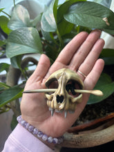 Load image into Gallery viewer, 3D printed animal skull hair accessory - Cat
