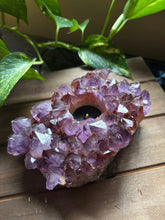 Load image into Gallery viewer, Amethyst Candle Holder
