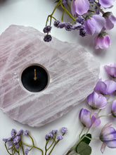 Load image into Gallery viewer, Rose Quartz Candle Holder
