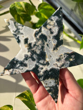 Load image into Gallery viewer, Moss Agate Star
