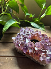 Load image into Gallery viewer, Amethyst Candle Holder
