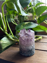 Load image into Gallery viewer, Amethyst Druzy Cylinder

