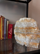 Load image into Gallery viewer, Yellow Banded Onyx Book Ends
