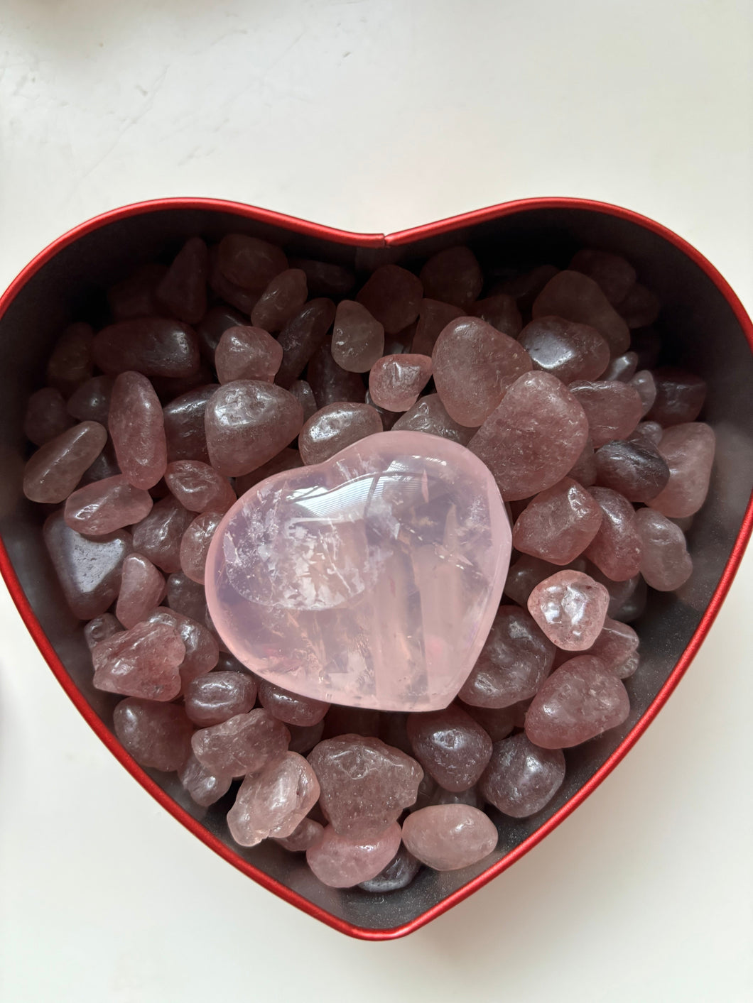 Rose Quartz Heart