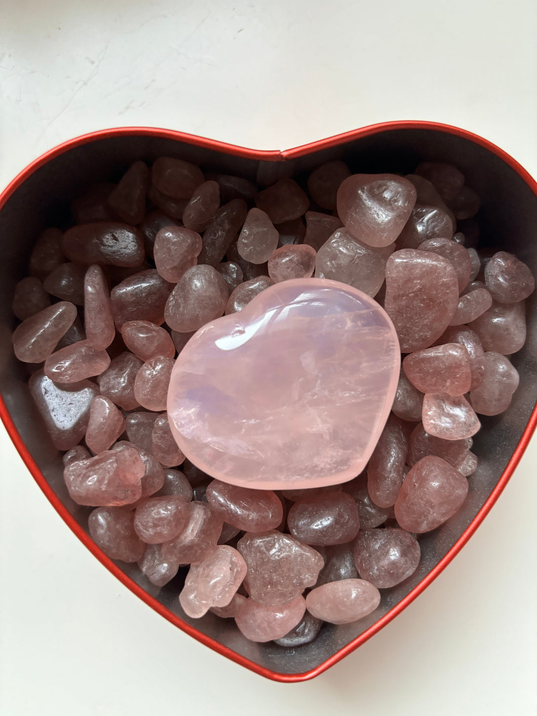 Rose Quartz Heart