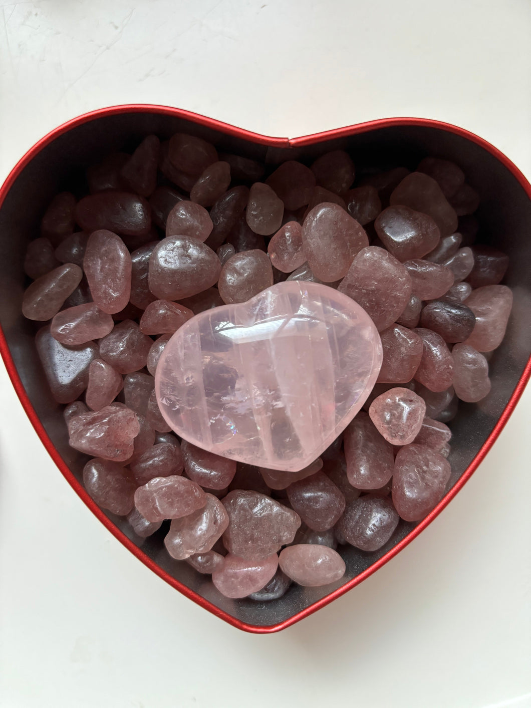 Rose Quartz Heart