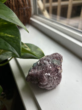 Load image into Gallery viewer, Lepidolite with green tourmaline inclusions
