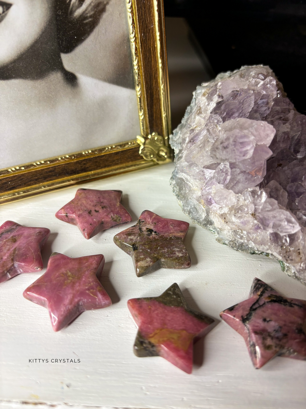 Rhodonite Stars