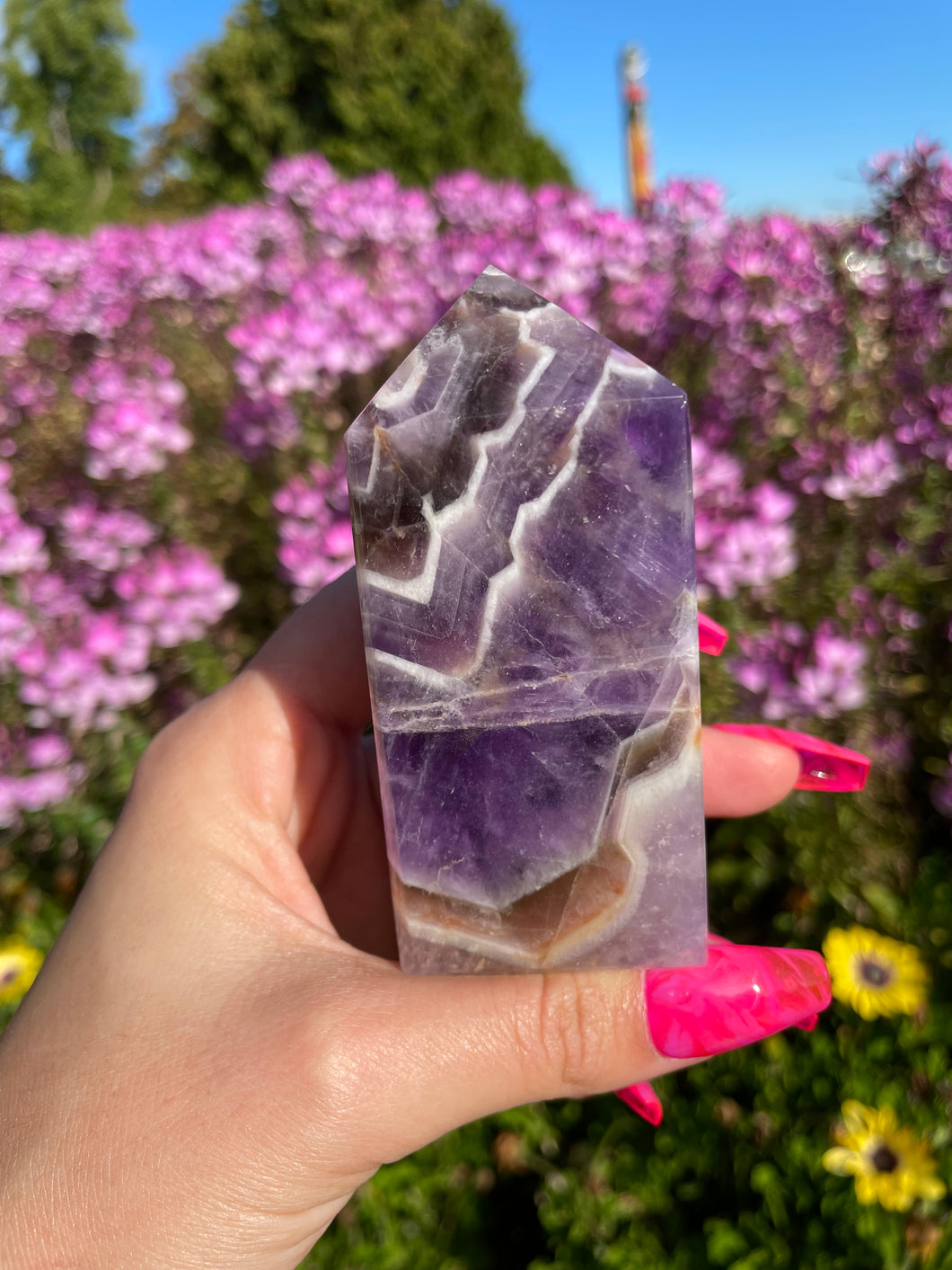 Chevron Amethyst Tower