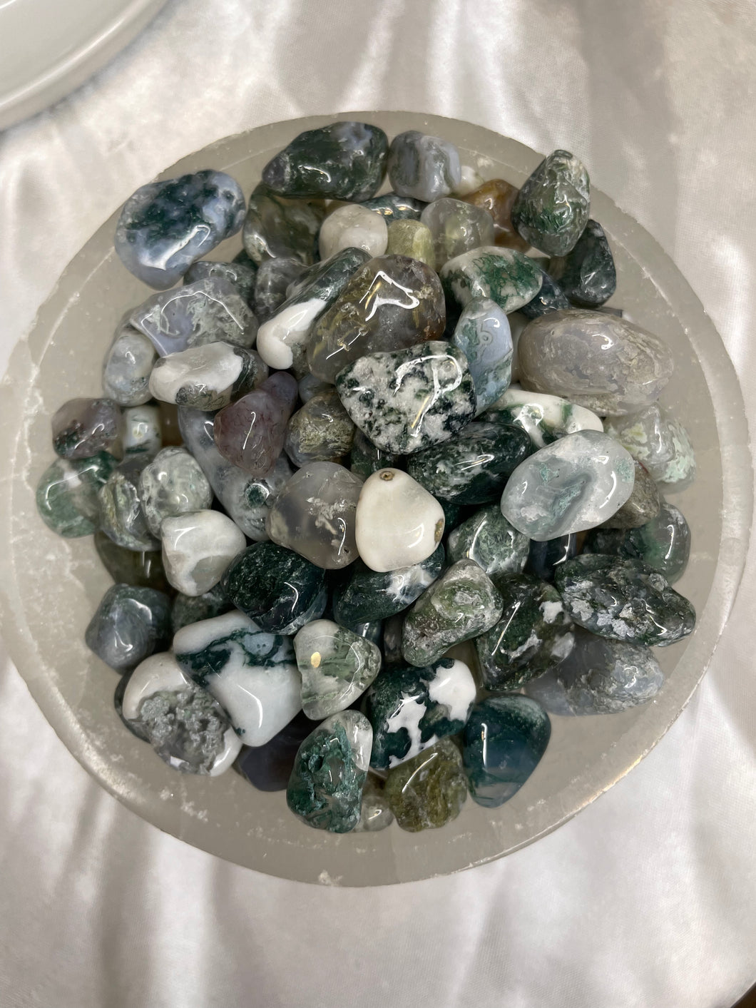 Moss Agate Chips