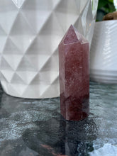 Load image into Gallery viewer, Strawberry Quartz Tower
