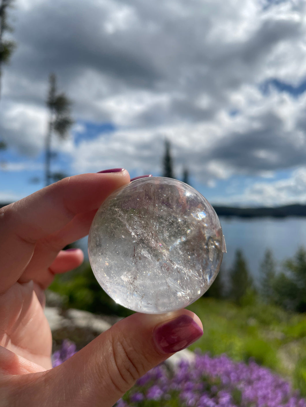 Clear Quartz Sphere