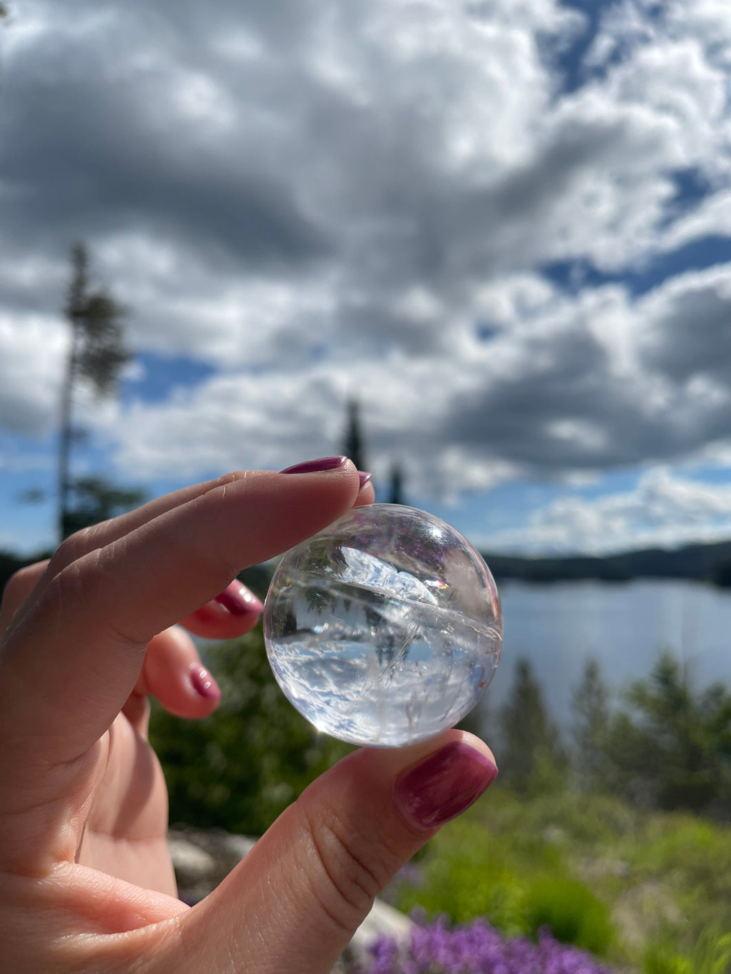 Clear Quartz Sphere