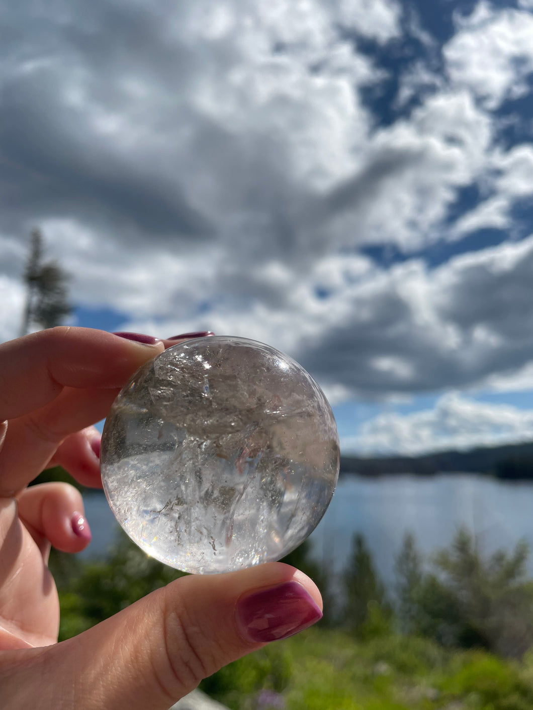 Clear Quartz Sphere